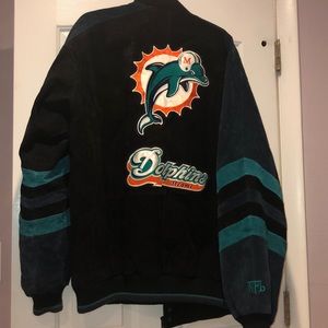🏈 Miami Dolphins NFL XXL leather jacket vintage